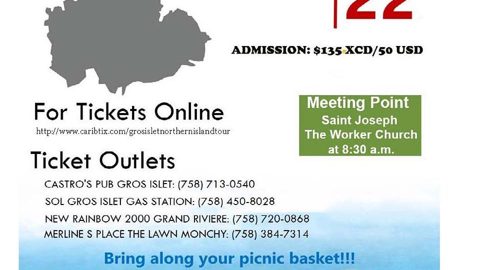 Gros Islet Reunion 2024   Northern Island Tour